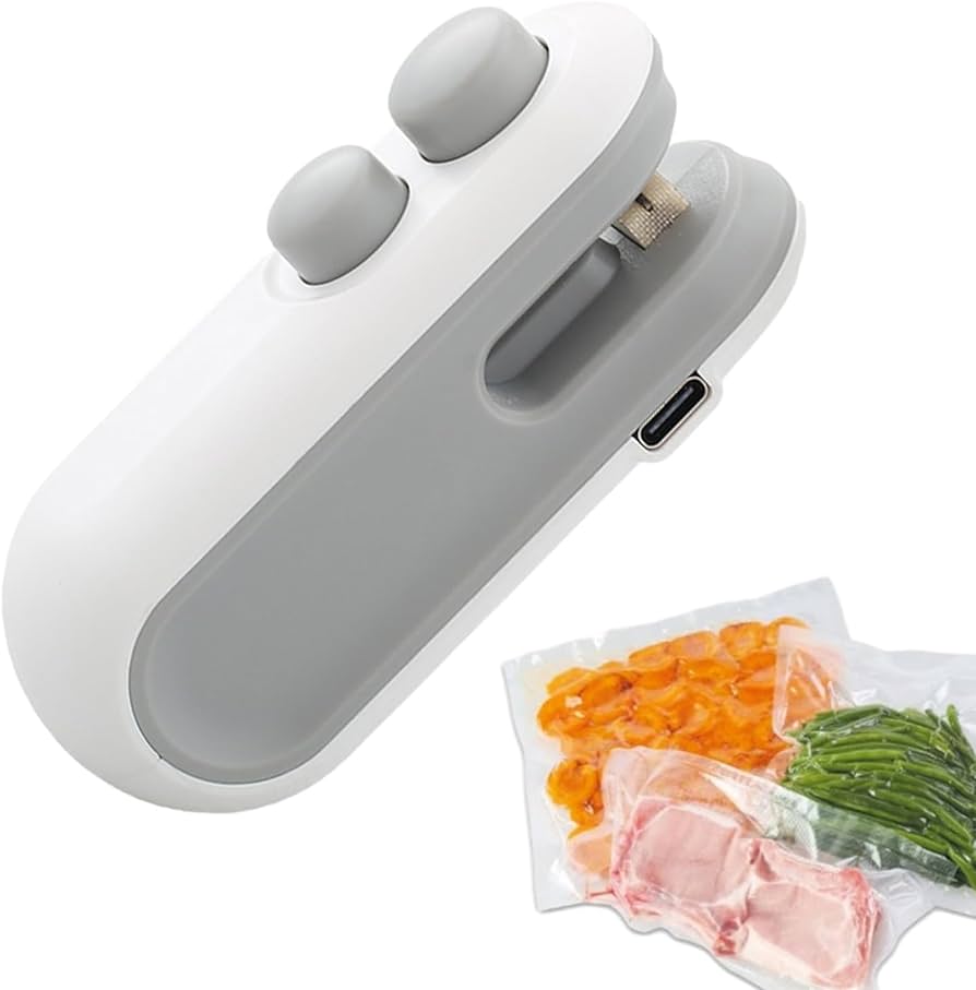 🛍️ Mini Heat Sealing Machine – Portable Plastic Bag Resealer